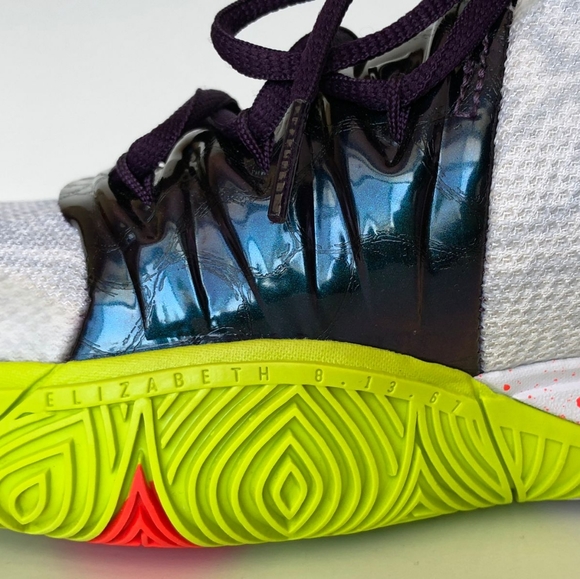 Nike Kyrie 5 EP Kobe Mamba Mentality White Cyber Basketball Shoes AO2919-102 - Picture 9 of 14